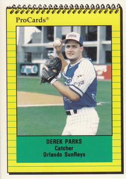 1991 ProCards #1852 Derek Parks Front