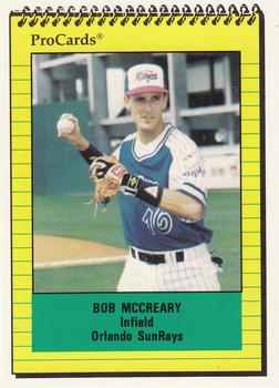 1991 ProCards #1859 Bob McCreary Front