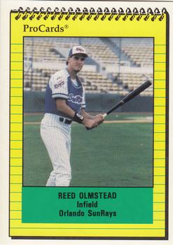 1991 ProCards #1860 Reed Olmstead Front