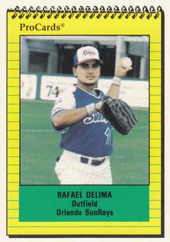 1991 ProCards #1861 Rafael DeLima Front