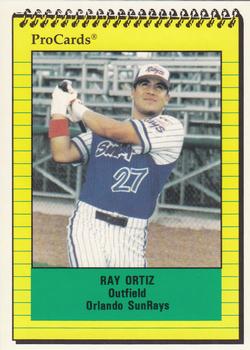 1991 ProCards #1863 Ray Ortiz Front
