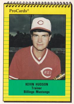 1991 ProCards #NNO Kevin Hudson Front