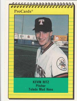 1991 ProCards #1932 Kevin Ritz Front