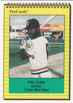 1991 ProCards #1934 Phil Clark Front