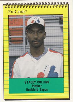1991 ProCards #2038 Stacey Collins Front