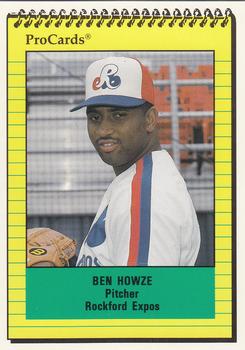 1991 ProCards #2041 Ben Howze Front