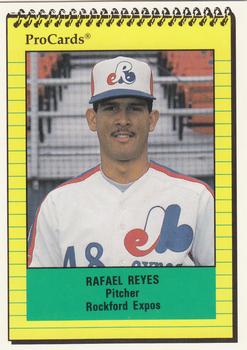 1991 ProCards #2046 Rafael Reyes Front