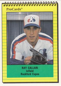 1991 ProCards #2052 Ray Callari Front