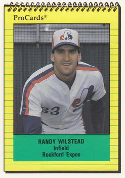 1991 ProCards #2057 Randy Wilstead Front
