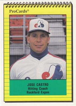 1991 ProCards #2063 Jose Castro Front