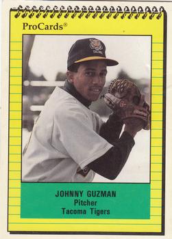 1991 ProCards #2299 Johnny Guzman Front