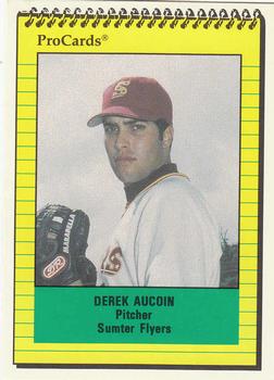 1991 ProCards #2325 Derek Aucoin Front