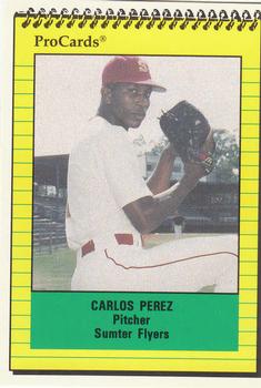 1991 ProCards #2333 Carlos Perez Front
