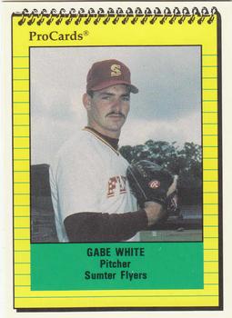 1991 ProCards #2335 Gabe White Front
