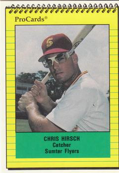 1991 ProCards #2336 Chris Hirsch Front