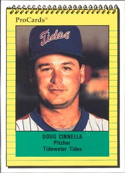 1991 ProCards #2502 Doug Cinnella Front