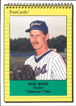 1991 ProCards #2506 Brad Moore Front