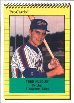 1991 ProCards #2513 Todd Hundley Front