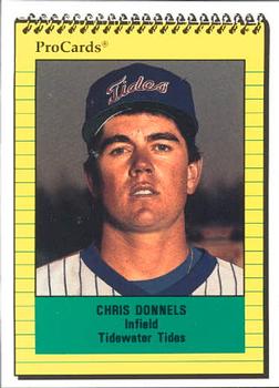 1991 ProCards #2516 Chris Donnels Front