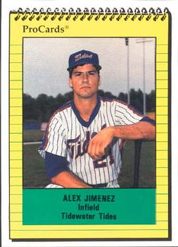 1991 ProCards #2518 Alex Jimenez Front
