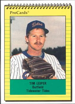 1991 ProCards #2523 Tim Leiper Front
