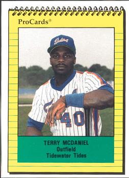 1991 ProCards #2524 Terry McDaniel Front