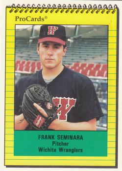 1991 ProCards #2598 Frank Seminara Front