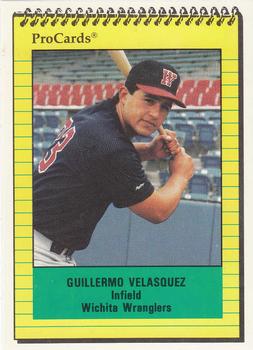 1991 ProCards #2607 Guillermo Velasquez Front