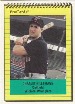 1991 ProCards #2611 Charlie Hillemann Front