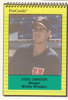 1991 ProCards #2614 Steve Lubratich Front