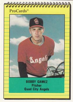 1991 ProCards #2621 Bobby Gamez Front