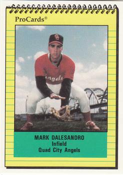 1991 ProCards #2634 Mark Dalesandro Front