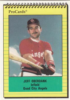 1991 ProCards #2639 Jeff Oberdank Front