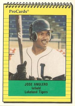 1991 ProCards #271 Jose Anglero Front