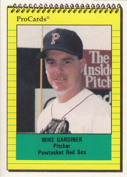 1991 ProCards #31 Mike Gardiner Front