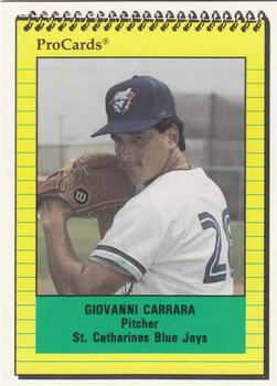 1991 ProCards #3387 Giovanni Carrara Front