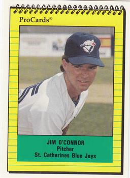 1991 ProCards #3394 Jim O'Connor Front