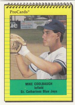1991 ProCards #3402 Mike Coolbaugh Front
