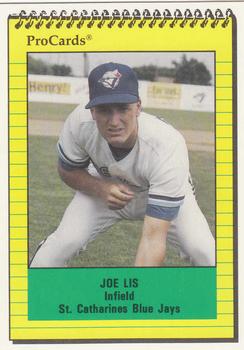 1991 ProCards #3404 Joe Lis Jr. Front