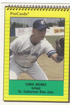 1991 ProCards #3405 Chris Weinke Front