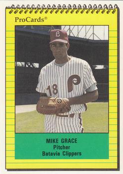1991 ProCards #3478 Mike Grace Front