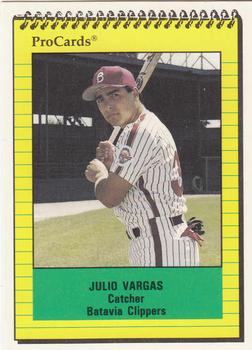 1991 ProCards #3487 Julio Vargas Front