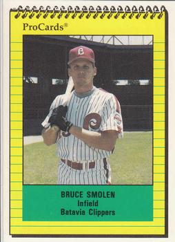 1991 ProCards #3494 Bruce Smolen Front