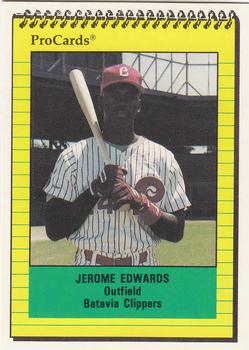 1991 ProCards #3495 Jerome Edwards Front