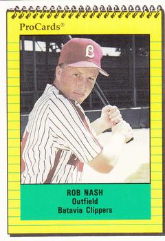 1991 ProCards #3498 Rob Nash Front