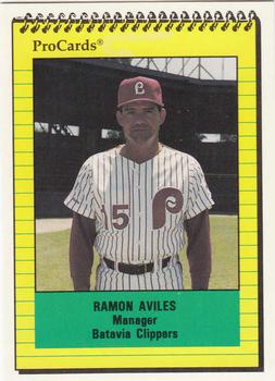 1991 ProCards #3500 Ramon Aviles Front