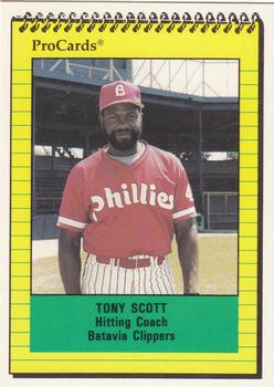 1991 ProCards #3502 Tony Scott Front