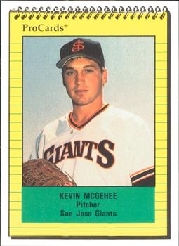 1991 ProCards #7 Kevin McGehee Front