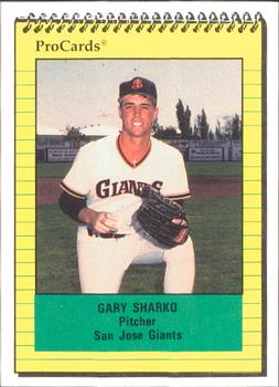 1991 ProCards #10 Gary Sharko Front
