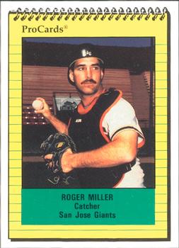 1991 ProCards #13 Roger Miller Front